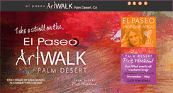 Desktop Screenshot of elpaseoartwalk.com